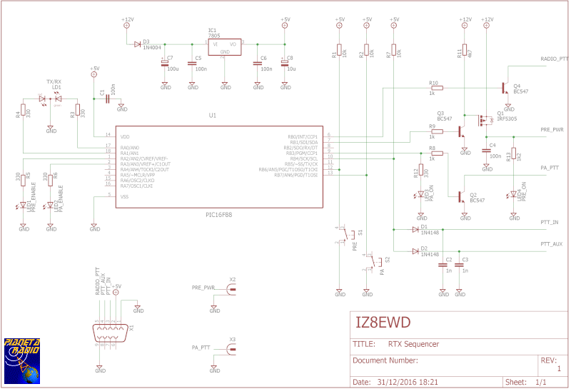 Smart Sequencer - Schema elettrico