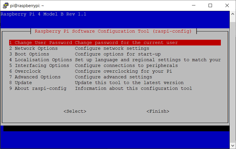 raspi-config