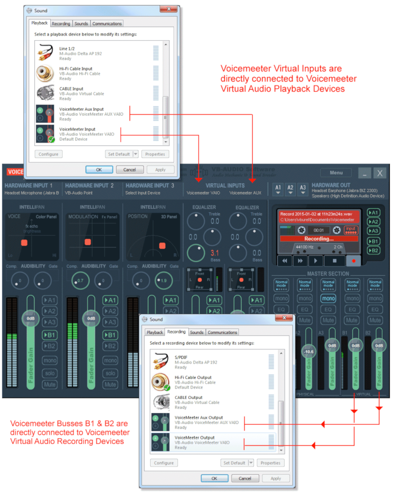 voicemeeter cable output voicemeeter cable output