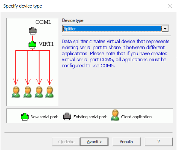 VSPE - Splitter