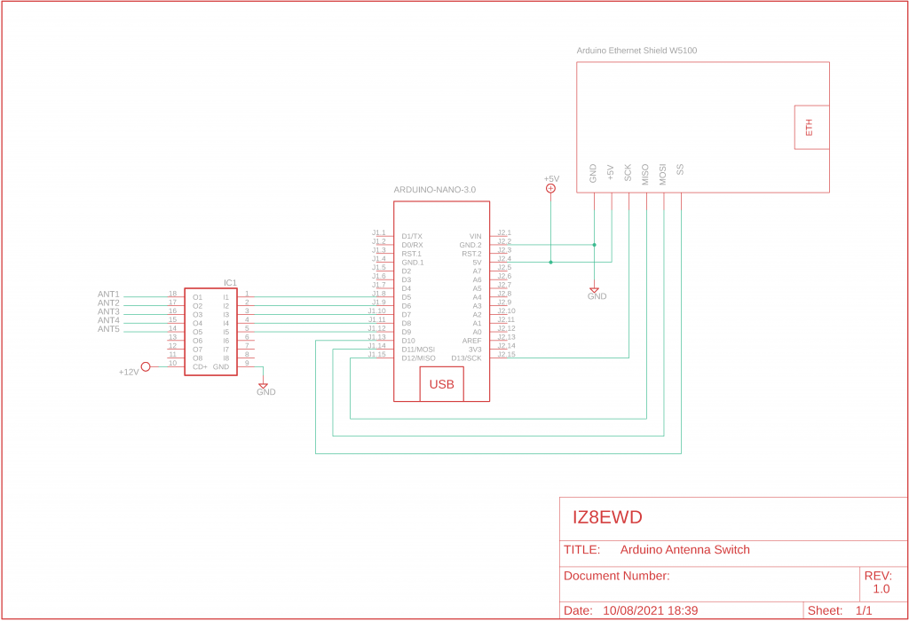 Remote Antenna Switch - Schema