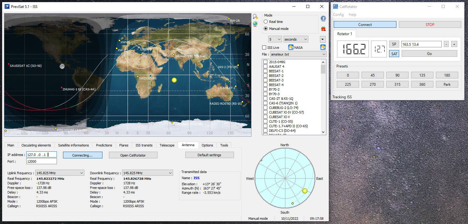 CatRotator e PreviSat