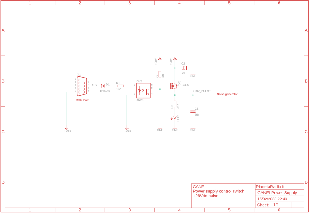 CANFI - Switch alimentatore